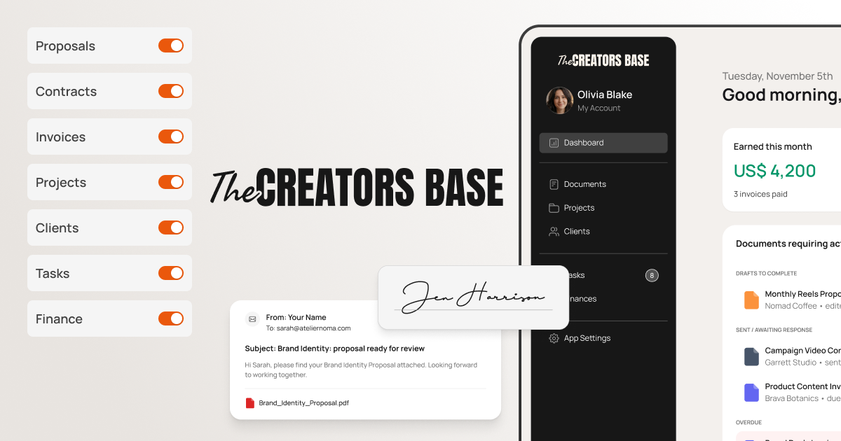 The Creators Base — Run, Grow & Automate Your Creative Business | The ...